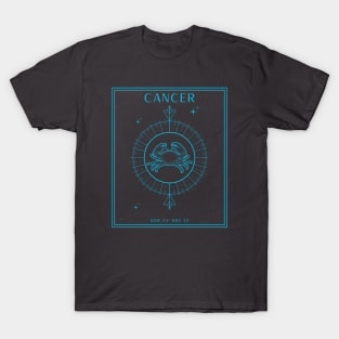 Cancer Crab Zodiac T-Shirt